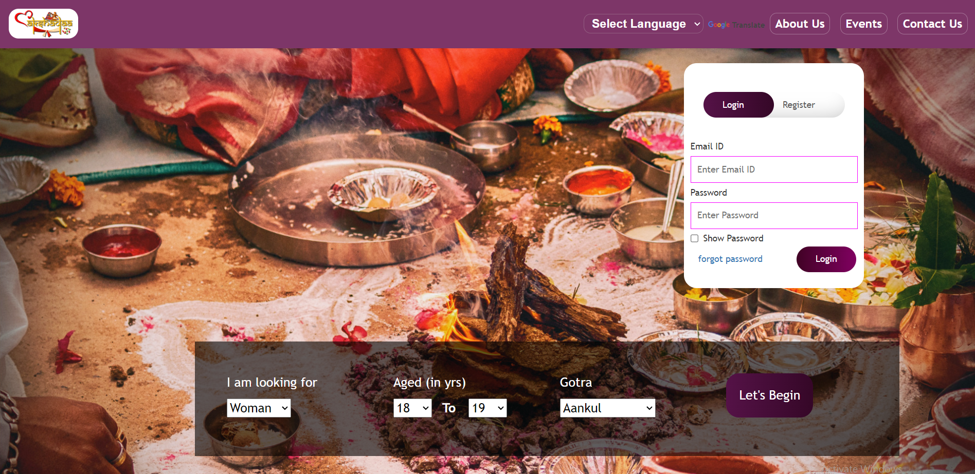 Matrimonial Platform